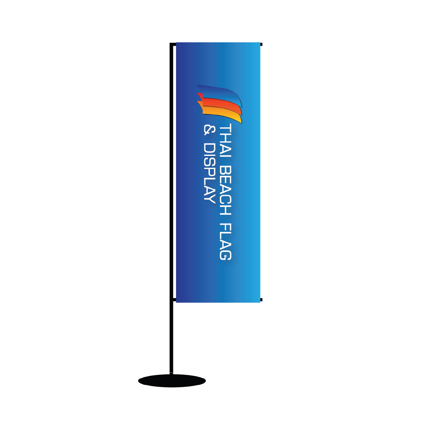 ธงญี่ปุ่น ราคาถูก J-Flag-ขาเหล็ก - Thai Beach Flag